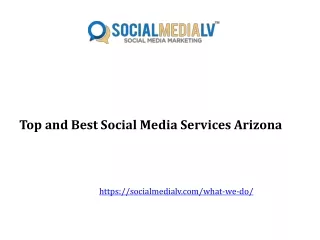 Top and Best Social Media Services Arizona