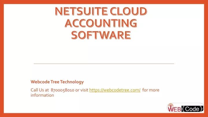 netsuite cloud accounting software