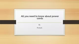 all you need to know about power cords