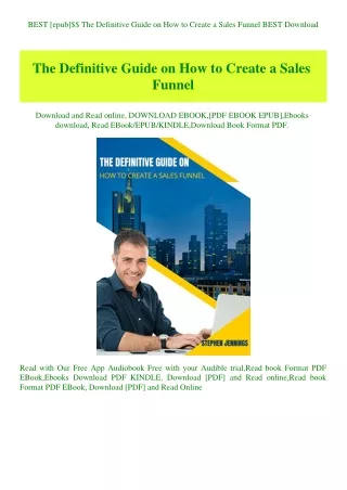 BEST [epub]$$ The Definitive Guide on How to Create a Sales Funnel BEST Download