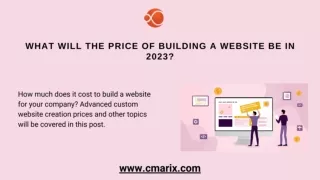 What Will the Price of Building a Website Be in 2023?