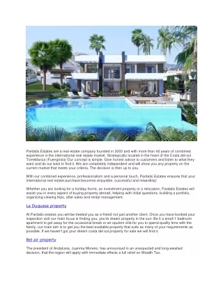 pardalis estates are a real estate company
