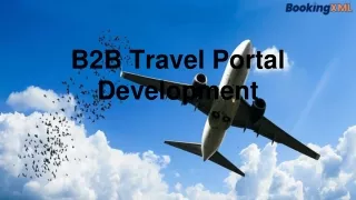 b2b travel portal development