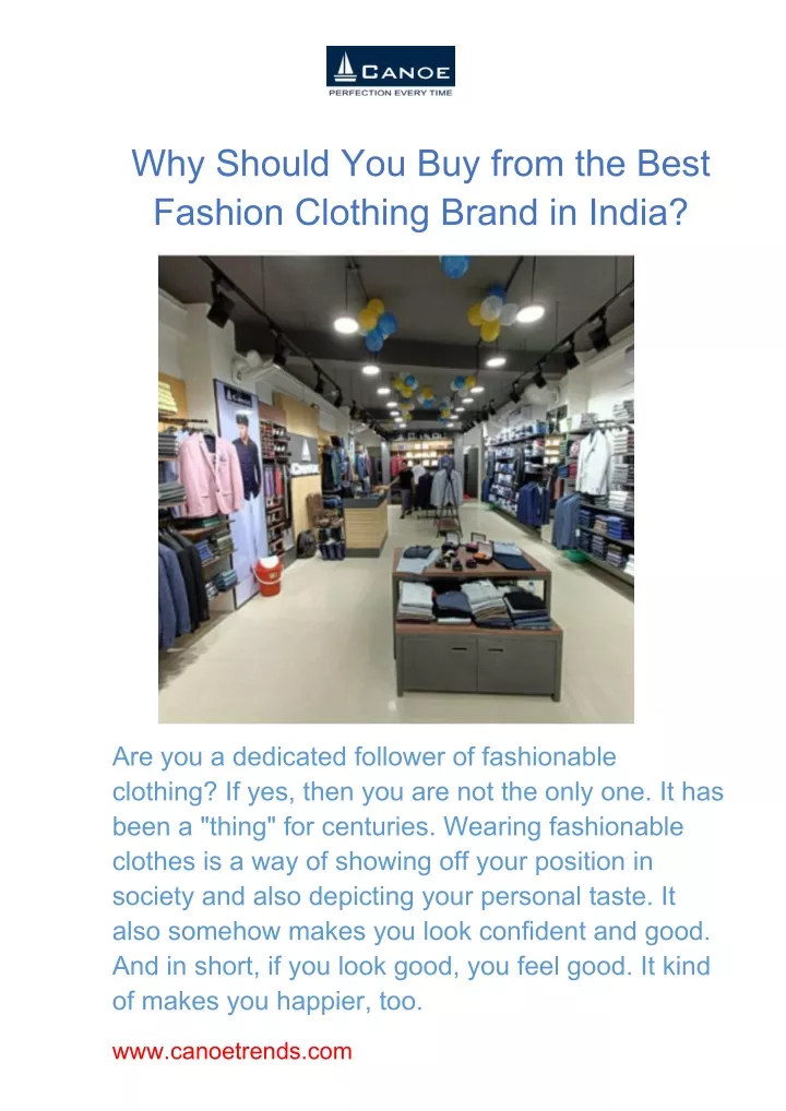 why should you buy from the best fashion clothing