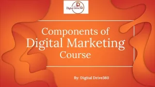 Components of Digital Marketing Course