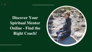 Discover Your Spiritual Mentor Online - Find the Right Coach!