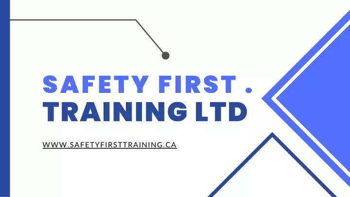 safety first training ltd