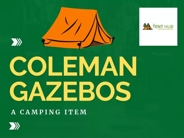 coleman gazebos