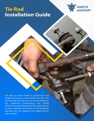 Tie Rod Installation Guide