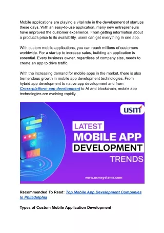 mobile applications are playing a vital role