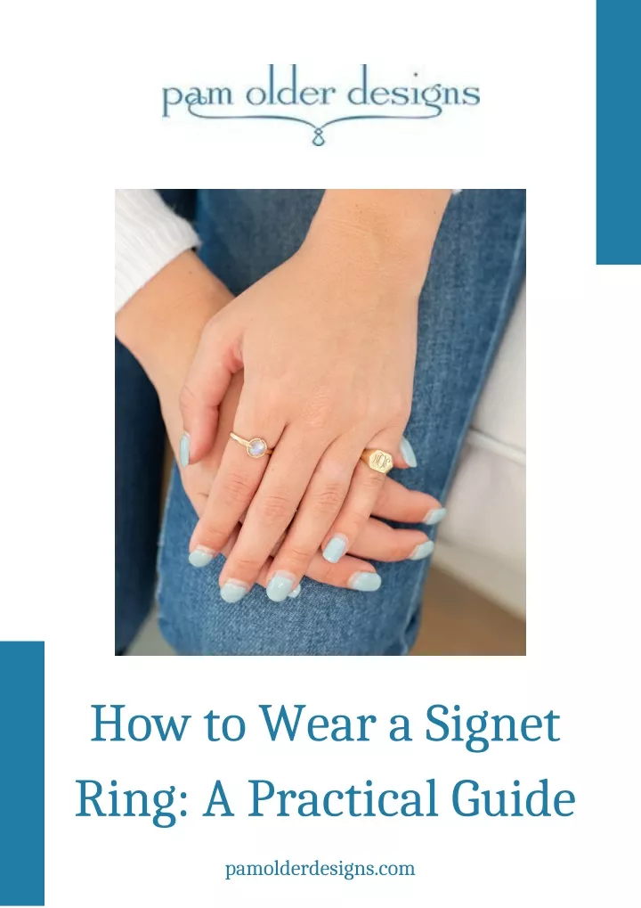 how to wear a signet ring a practical guide