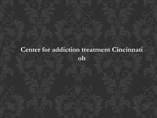 Center for addiction treatment Cincinnati oh
