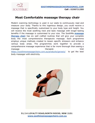 soothmemassagechairs@gmail com
