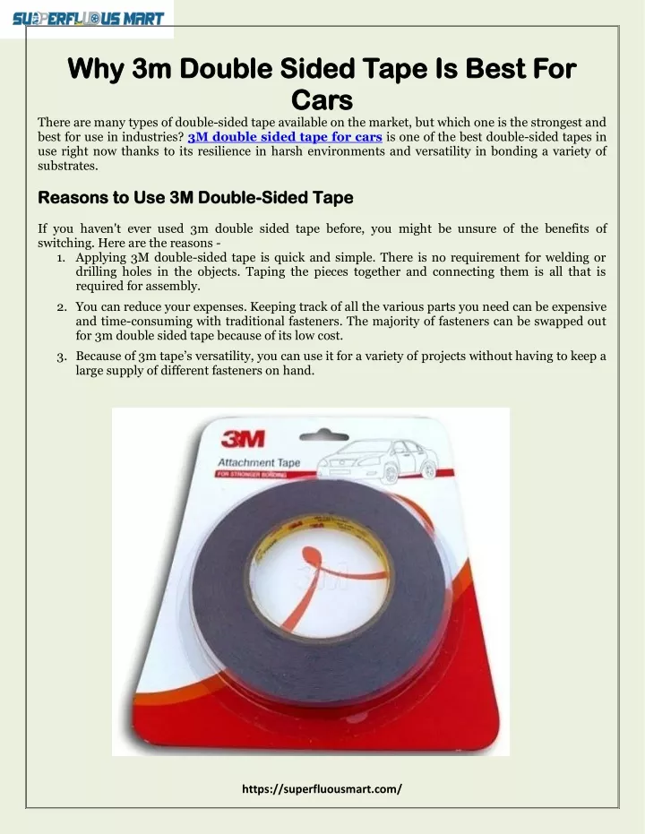 ppt-why-3m-double-sided-tape-is-best-for-cars-powerpoint-presentation