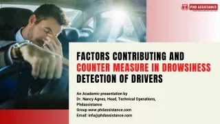 Factors Contributing and Counter Measure in Drowsiness Detection of Drivers