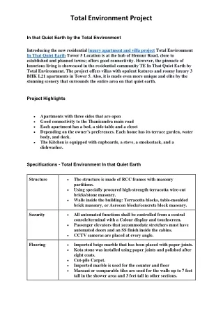 total environment project