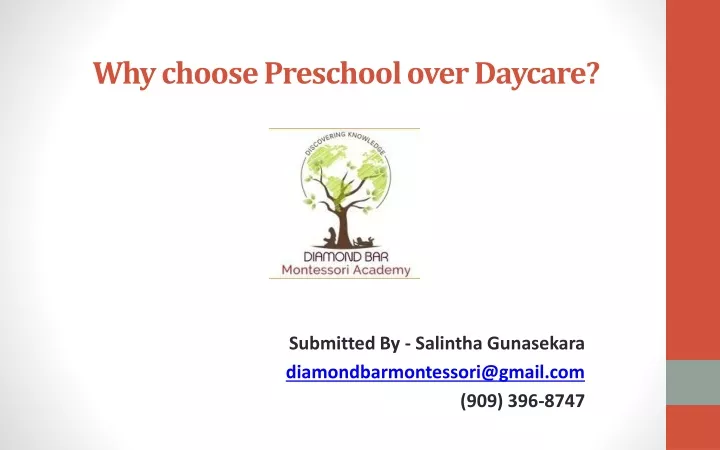 why choose preschool over daycare