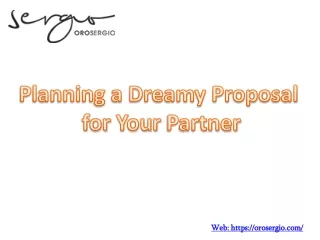 Planning a Dreamy Proposal for Your Partner