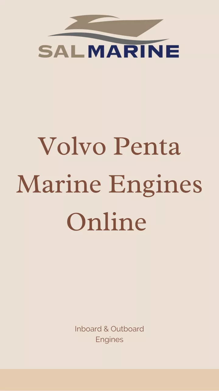 volvo penta marine engines online