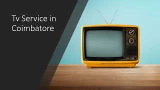 tv service in coimbatore