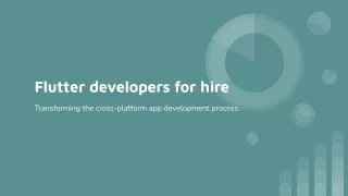 Flutter developers for hire