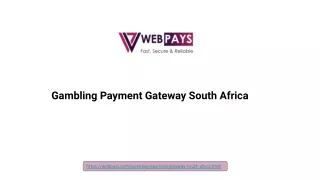 gambling payment gateway south africa