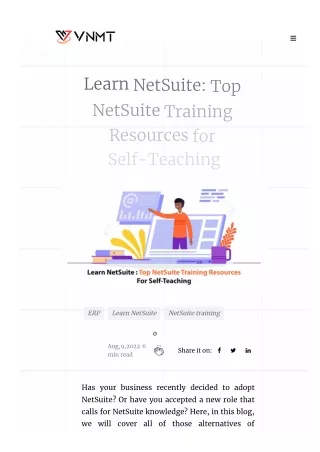 learn netsuite top netsuite training resources