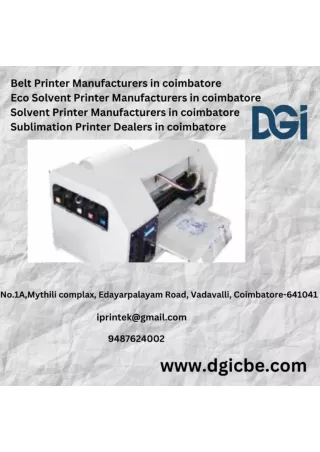 Sublimation Printer Dealers in coimbatore,,