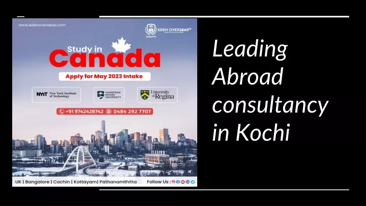 leading abroad consultancy in kochi