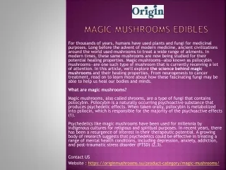 magic mushrooms edibles
