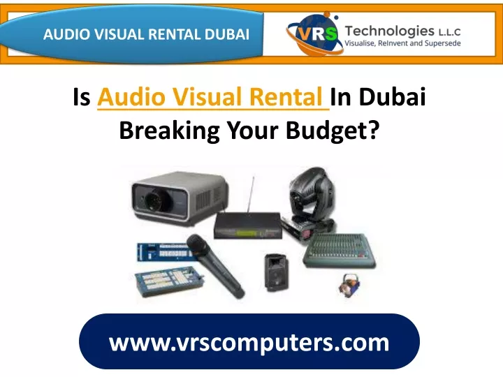 audio visual rental dubai