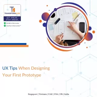 UX Tips When Designing Your First Prototype