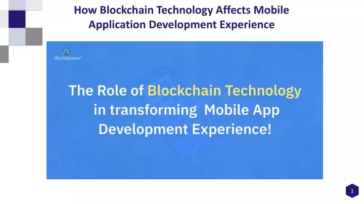 how blockchain technology affects mobile