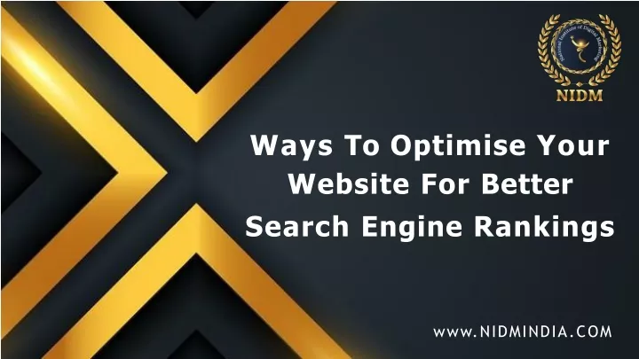 ways to optimise your website for better search