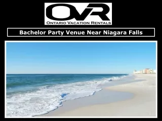 Bachelor Party Venue Near Niagara Falls
