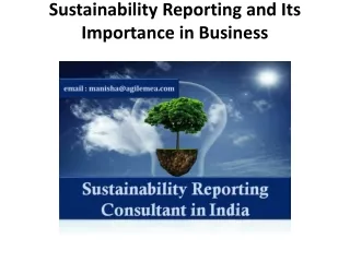 sustainability reporting and its importance in business