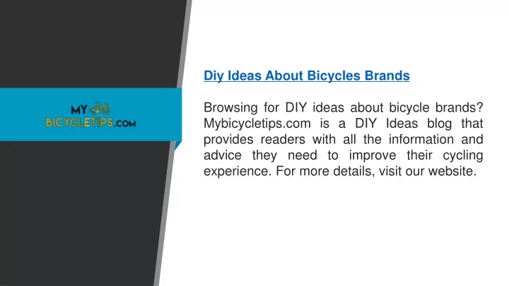 diy ideas about bicycles brands browsing