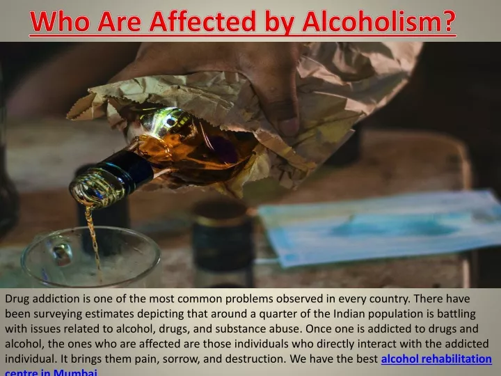 who are affected by alcoholism