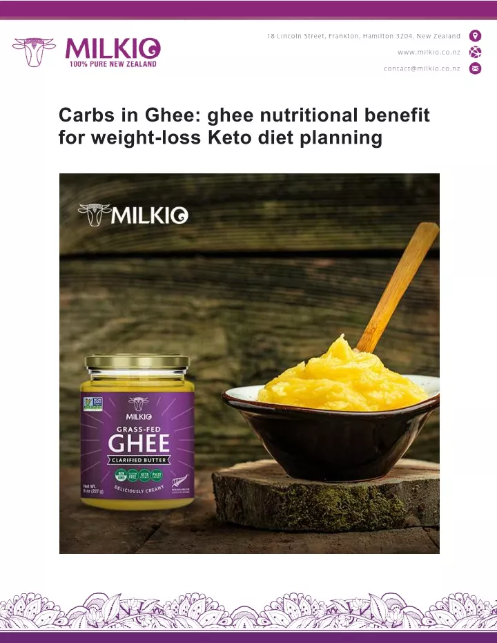 carbs in ghee ghee nutritional benefit for weight