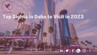 Top Sights in Doha to Visit in 2023