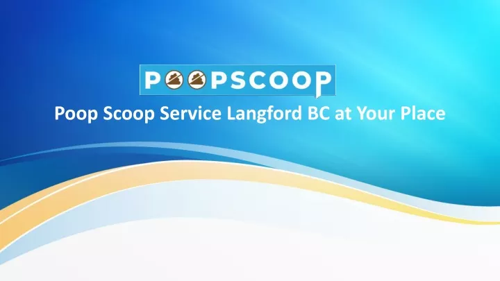poop scoop service langford bc at your place