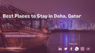 Best Places to Stay in Doha, Qatar