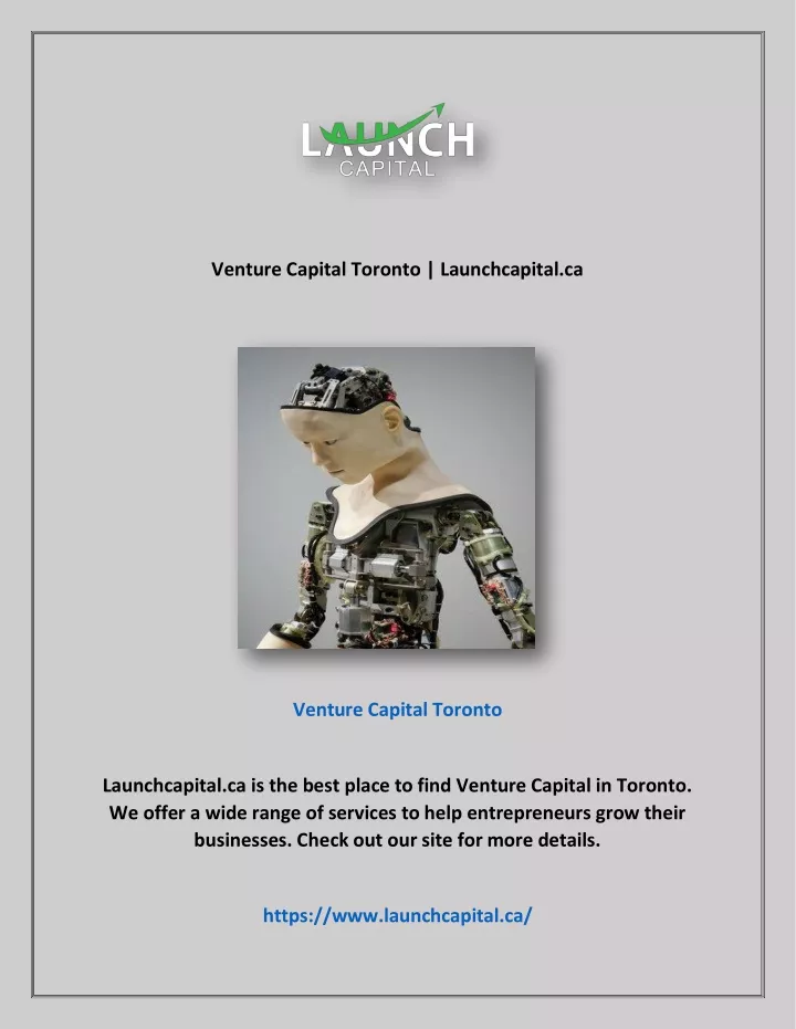 venture capital toronto launchcapital ca