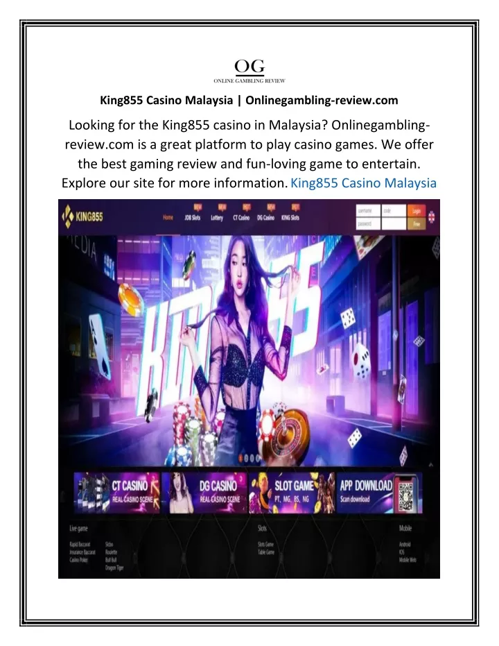 king855 casino malaysia onlinegambling review com