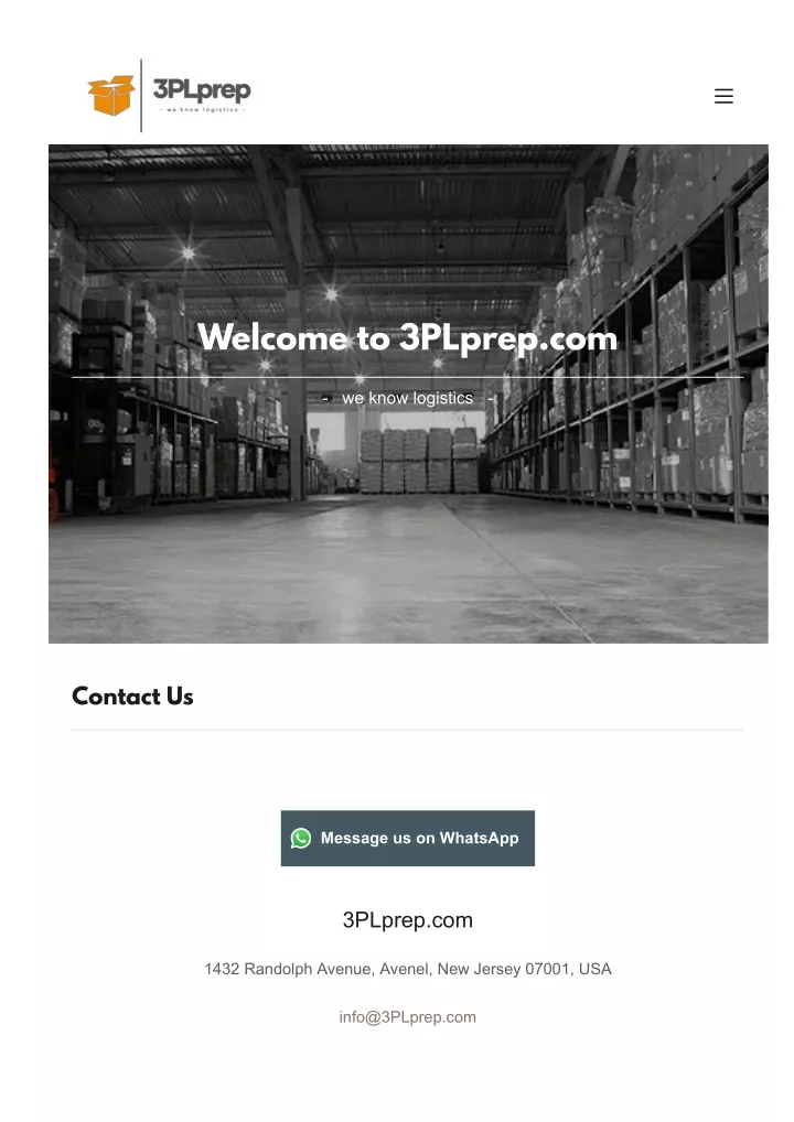 welcome to 3plprep com