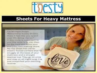 Sheets For Heavy Mattress