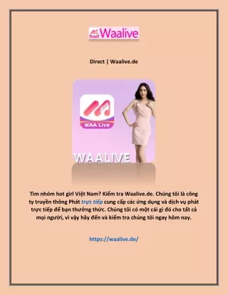Direct | Waalive.de