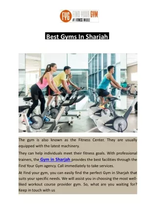 Best-Gym-In-Sharjah