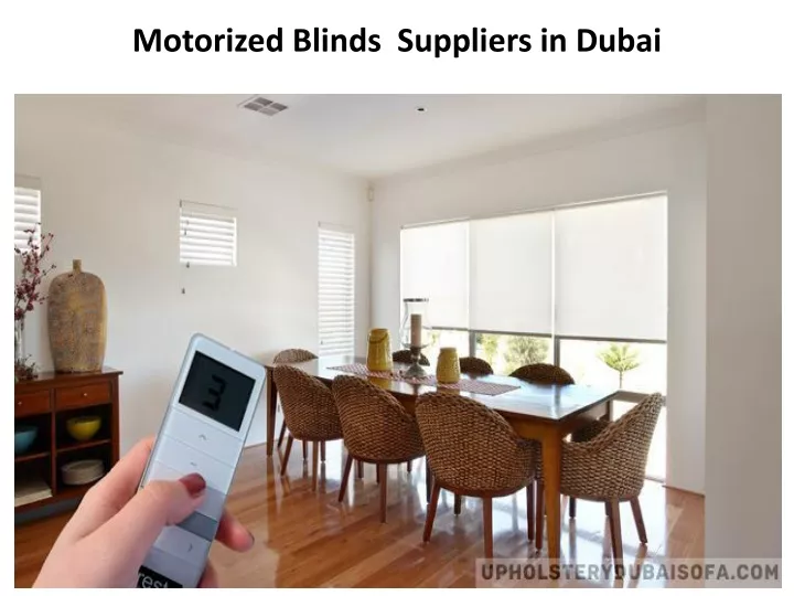 motorized blinds suppliers in dubai