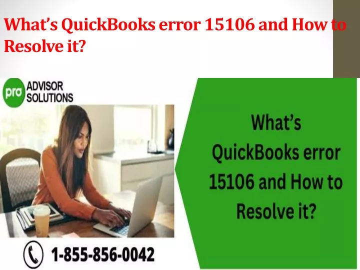 what s quickbooks error 15106 and how to resolve it